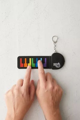 Rock And Roll It Micro Rainbow Piano Key Chain