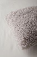 Curly Faux Fur Throw Pillow