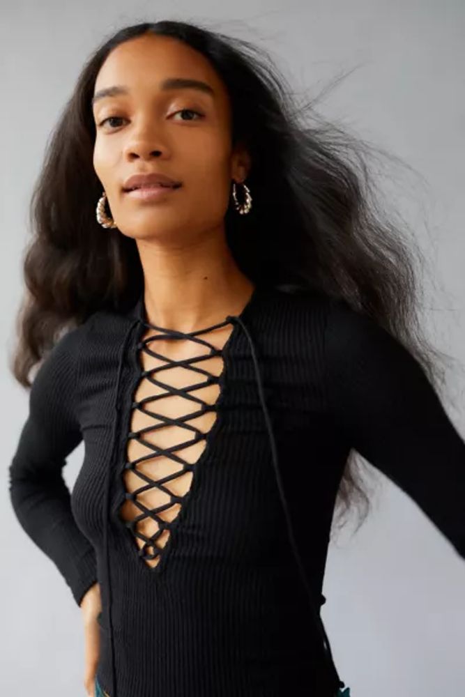Urban Outfitters UO Alice Lace-Up Long 