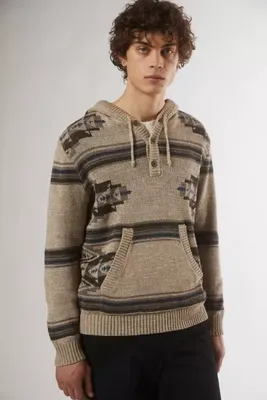 Pendleton Patterned Hooded Sweater