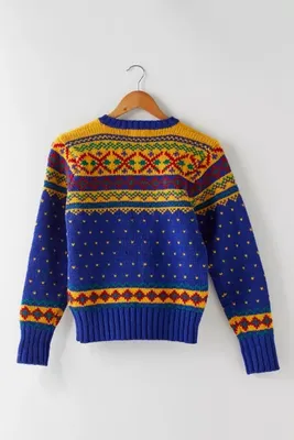 Urban Outfitters Vintage Polo Ralph Lauren Fair Isle Sweater | Square One