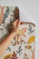 Marta Barragan Camarasa Colorful Wild Mushrooms Removable Wallpaper