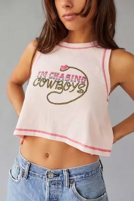 UO Chasing Cowboys Graphic Tank Top