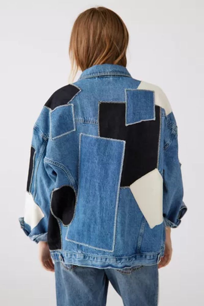 BDG Patchwork Denim Trucker Jacket  Urban Outfitters Japan - Clothing,  Music, Home & Accessories