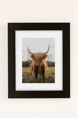 Chelsea Victoria The Curious Highland Cow Art Print