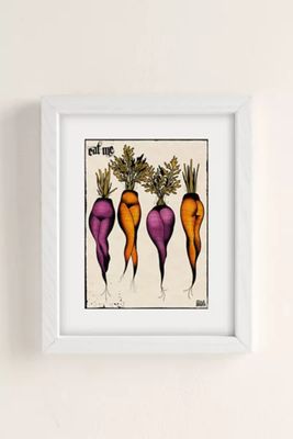 CeciTattoos Sexy Carrots Botanical Chart Art Print