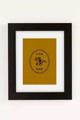 Emma Boys Yee Haw Gold Art Print