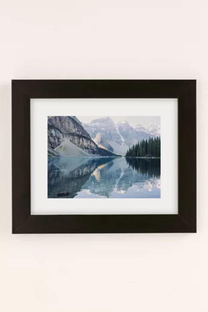 Eye Poetry Photography Sunrise Reflections Moraine Lake Banff Mountain Art Print