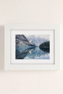 Eye Poetry Photography Sunrise Reflections Moraine Lake Banff Mountain Art Print