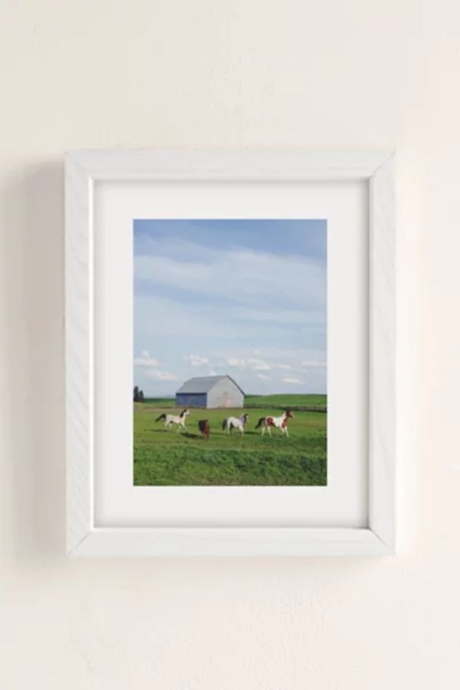 Kevin Russ Farm Horses Art Print