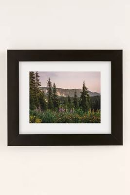 Nature Magick Mount Rainier Wildflower Adventure National Park Wanderlust Art Print