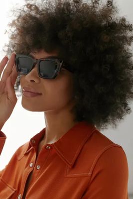Muir Plastic Rectangle Sunglasses