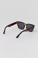 Muir Plastic Rectangle Sunglasses