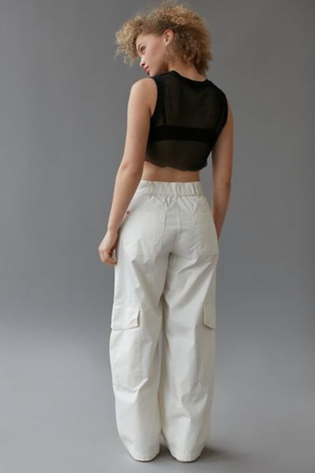 Bdg Urban Outfitters Luca Cotton & Linen Cargo Pants in Ecru