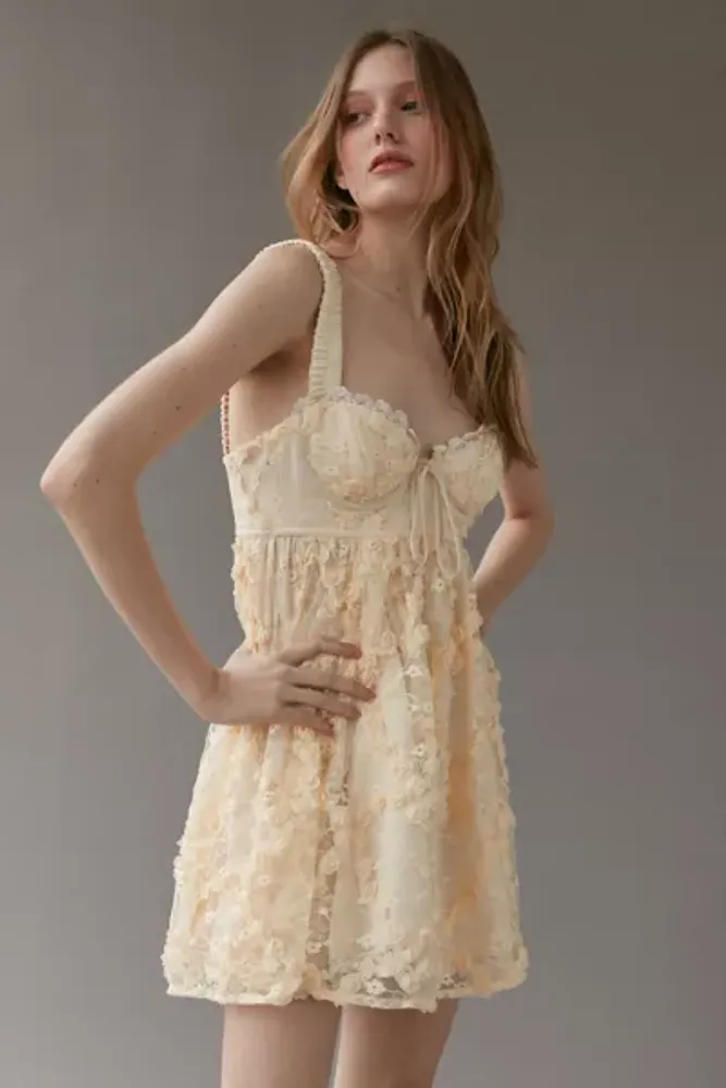 Urban Outfitters For Love & Lemons Ysabelle Lace Mini Dress