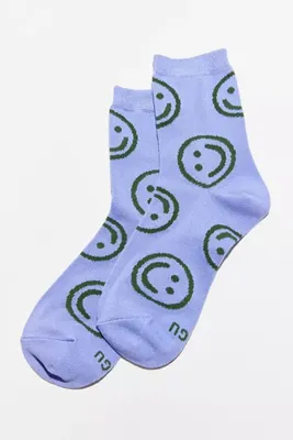 BAGGU Happy Crew Sock