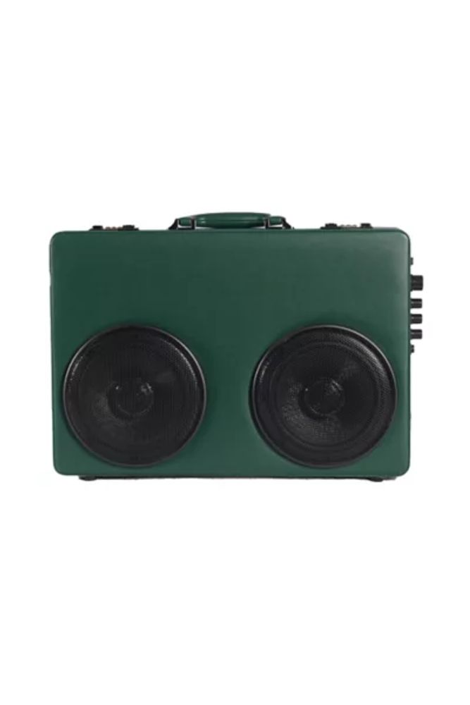 BASSMAKER Stereo Bluetooth Suitcase Portable Speaker