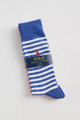 Polo Ralph Lauren Striped Crew Sock 2-Pack