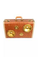 BoomCase One-Of-A-Kind Golden Child Bluetooth Suitcase Speaker