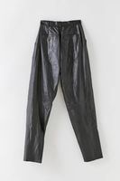 Vintage Y2K High-Waisted Leather Pant