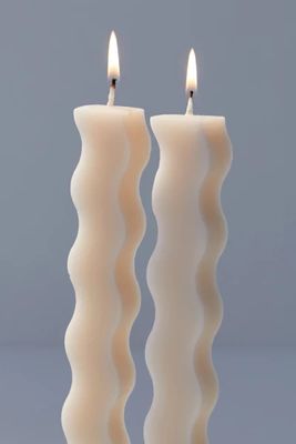 Wave Taper Candle
