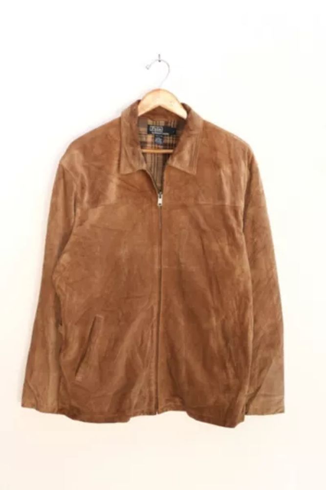 Urban Outfitters Vintage Polo Ralph Lauren Suede Leather Jacket | The Summit