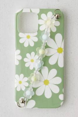 UO Matcha Floral iPhone Chain Case