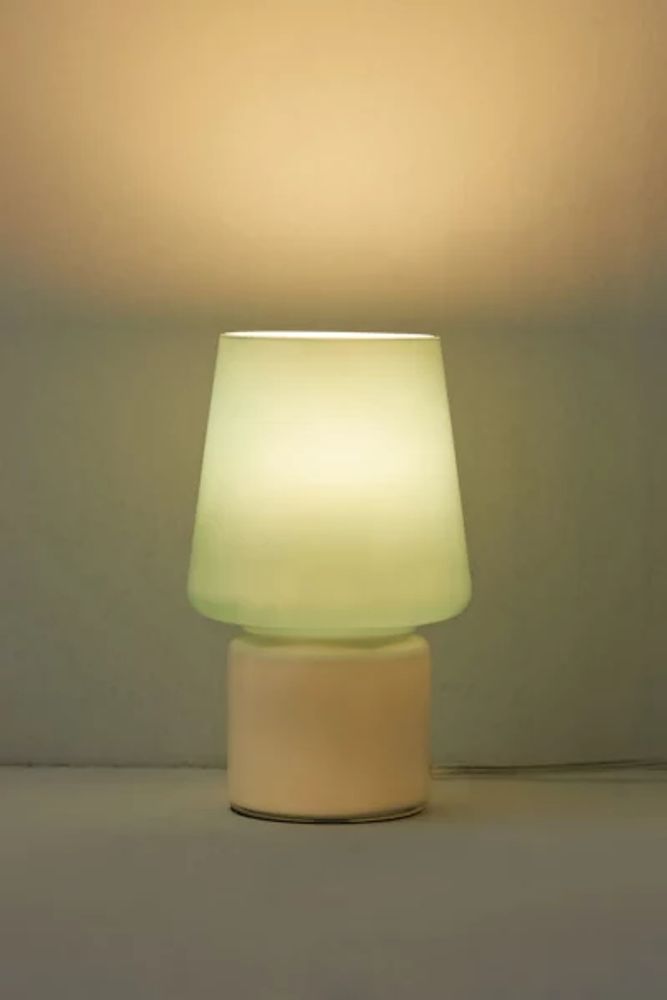 Colorblock Little Glass Table Lamp