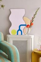 Frameless Squiggle Wall Mirror