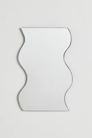 Frameless Squiggle Wall Mirror