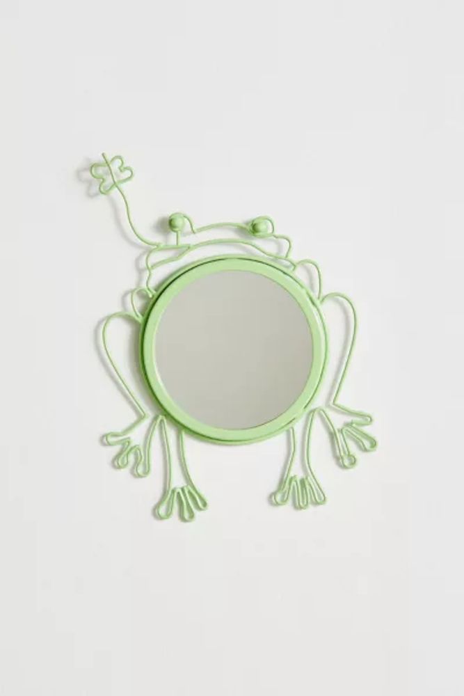 Metal Frog Wall Mirror