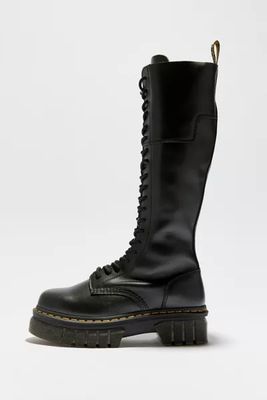 Dr. Martens Audrick Leather Knee-High Platform Boot