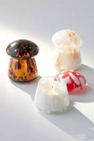 Mushroom Glass Scented Candle