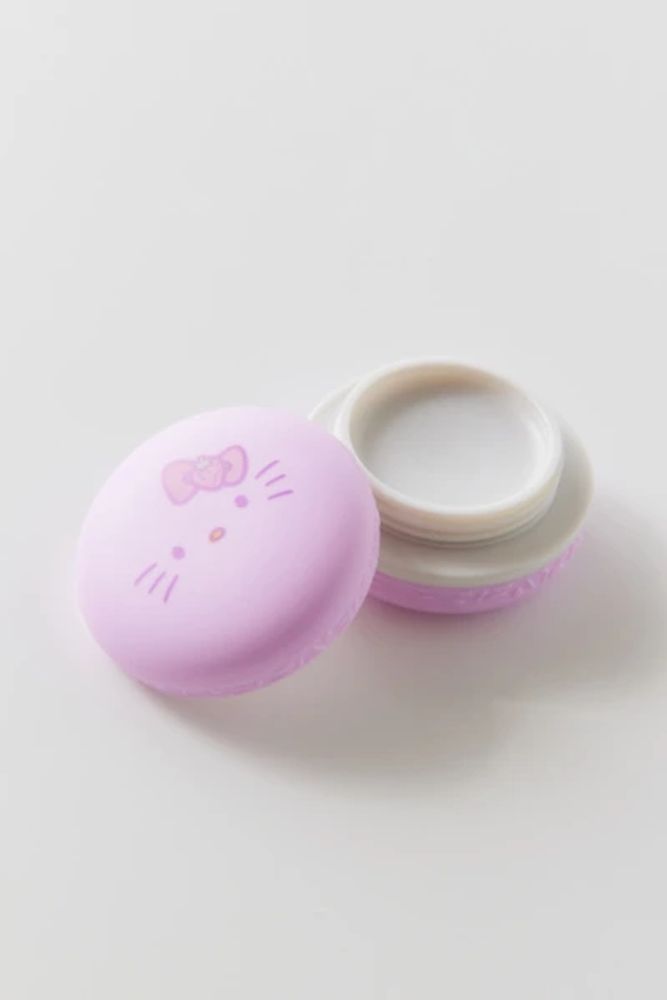 The Creme Shop x Hello Kitty Macaron Lip Balm - Strawberry Rose Latte