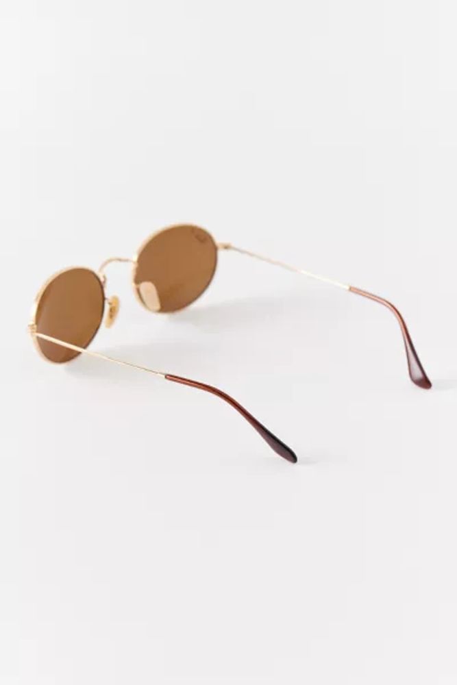 Ray-Ban Oval Metal Polarized Sunglasses