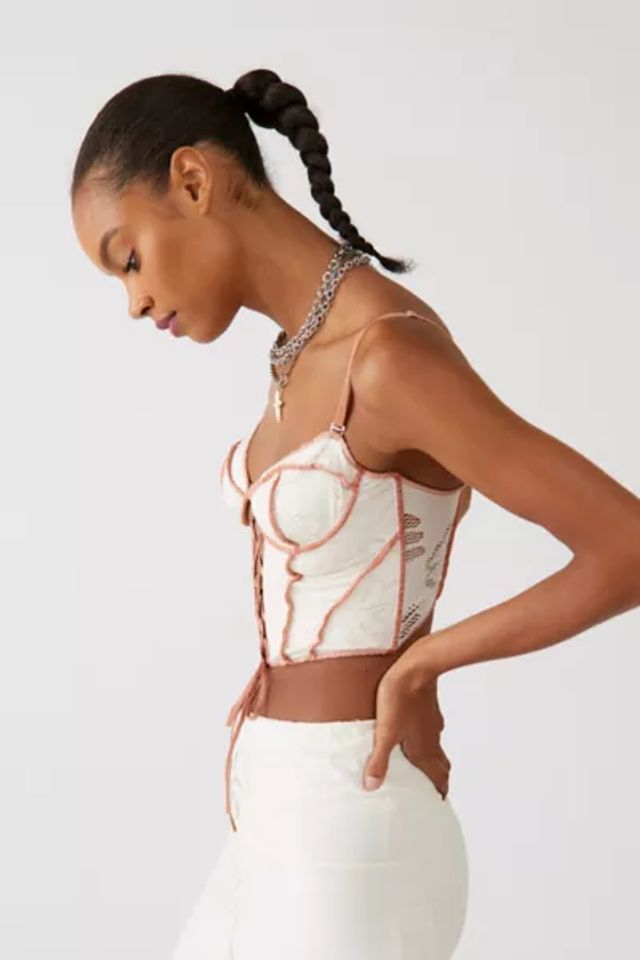 Urban Outfitters Out From Under Juliette Lace-Up Corset