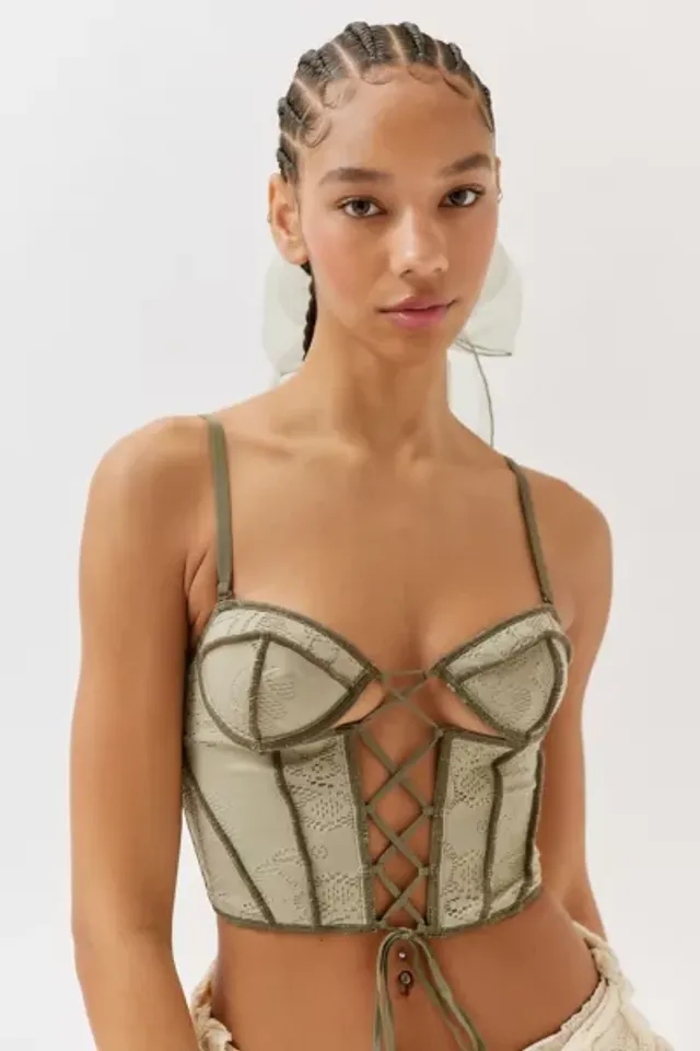 SHEIN Corset Try-On Haul  Urban Outfitters corset dupe 