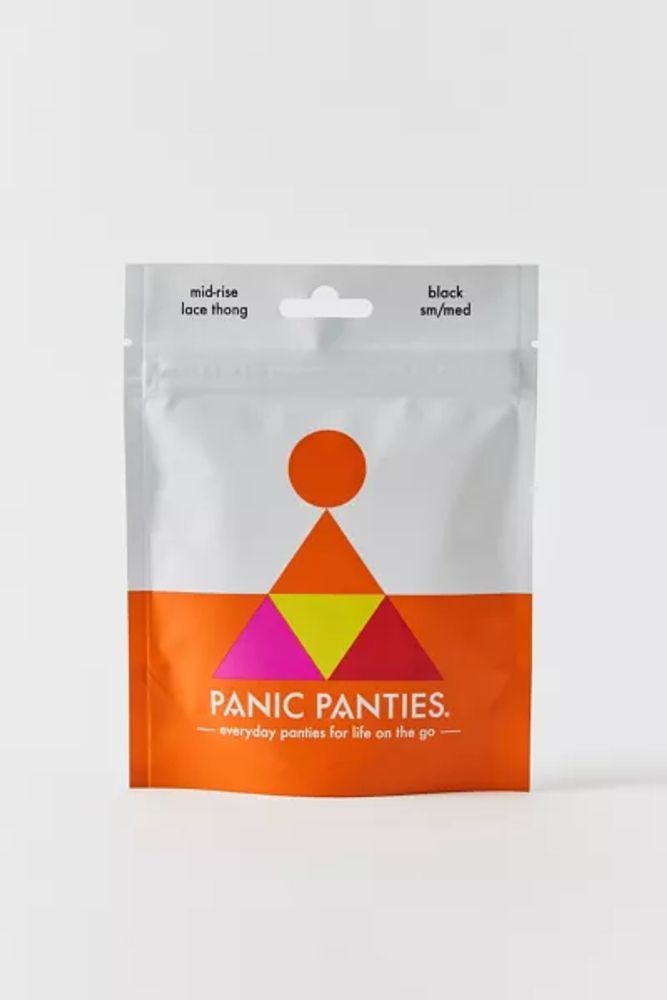 Panic Panties Mid-Rise Lace Thong