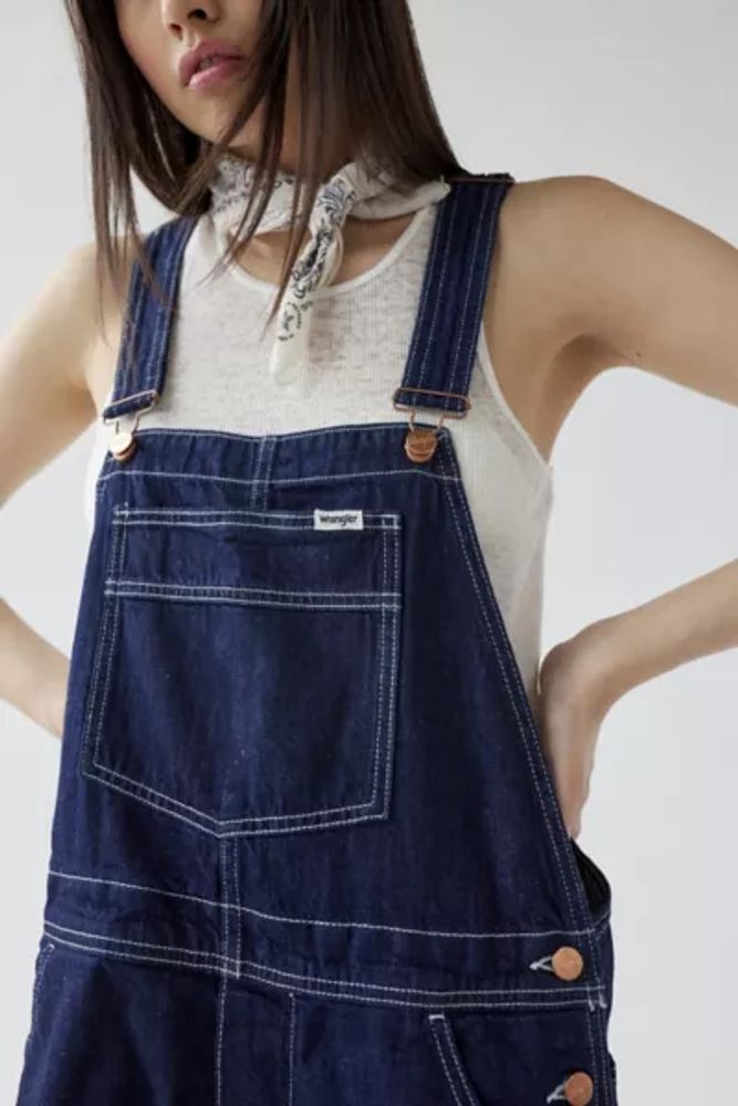 Urban Outfitters Blue Denim Dungaree Dress