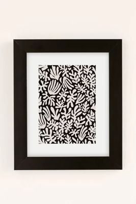 Avenie Matisse Inspired Shapes Black I Art Print