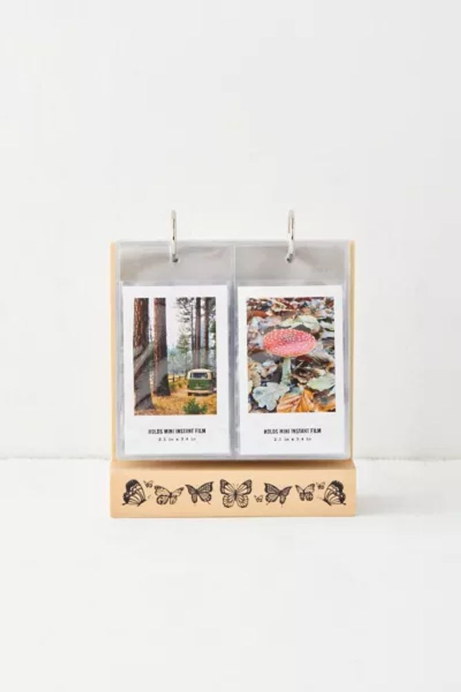 tabletop wood flip instax mini picture frame