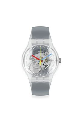 Swatch Clearly Striped Watch