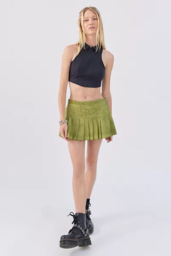 UO Harlie Collared Cropped Top
