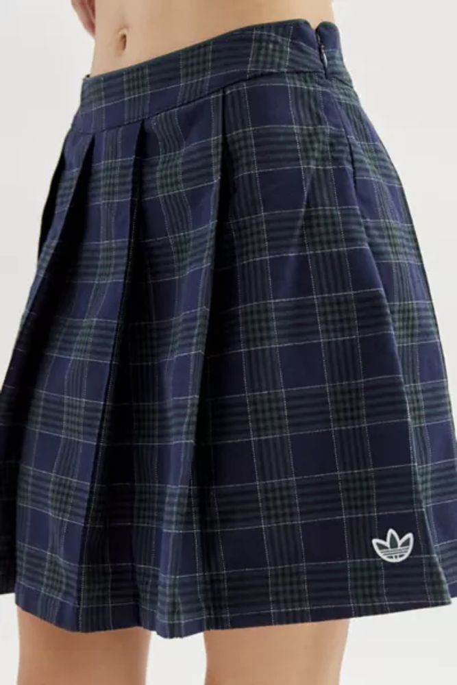 adidas Plaid Mini Skirt