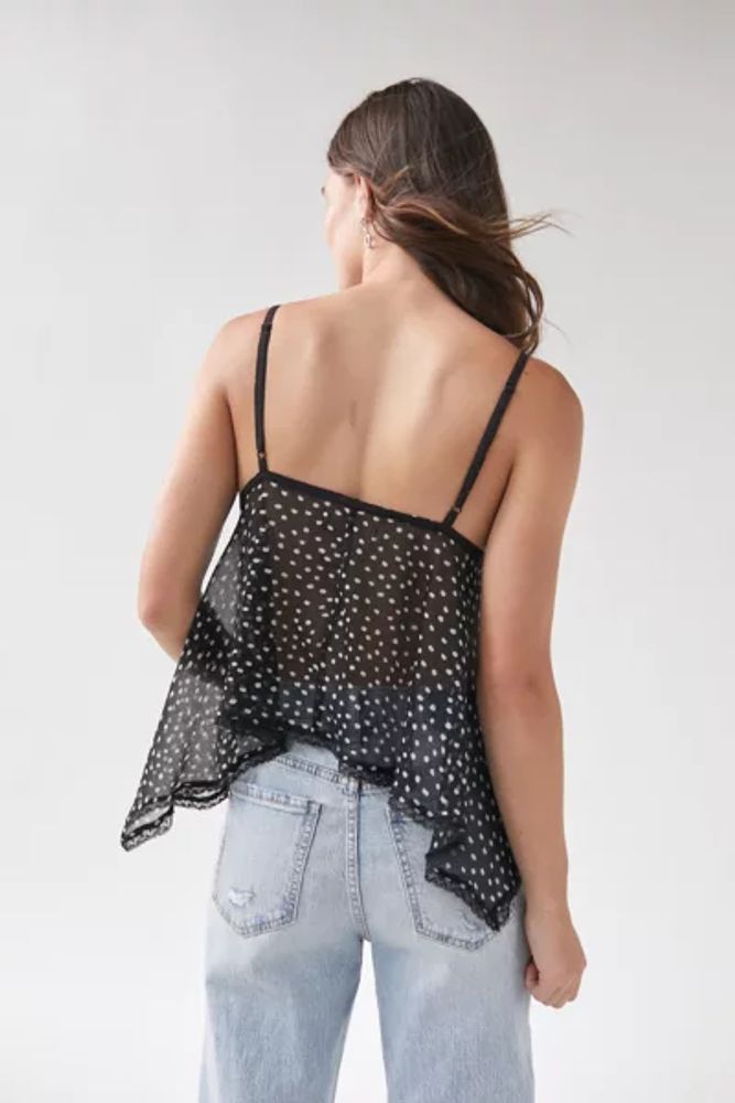 Urban Outfitters UO Roxie Chiffon Fly-Away Cami