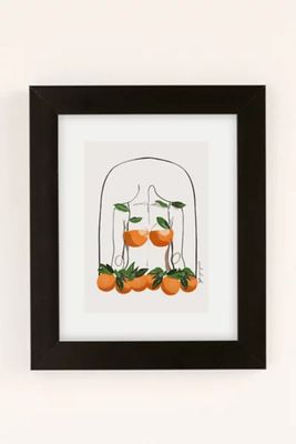 Perryn Ryan Orange Julia Art Print