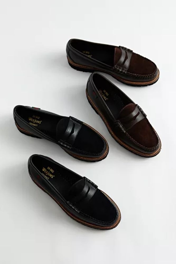 G.H.BASS Larson Leather & Suede Classic Loafer