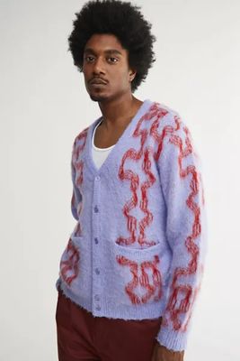 OBEY Patterned Cardigan