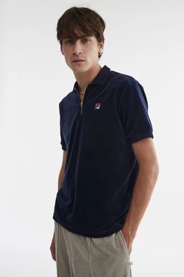 FILA Devon Velour Polo Shirt