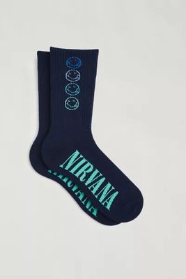 Nirvana Stacked Logo Crew Sock
